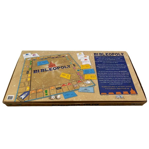 Bibleopoly Board Game Complete Lat For The Sky A Biblical Game of Fun and Faith - Picture 4 of 12